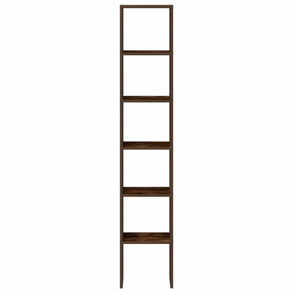 vidaXL bogreoler stabelbare 2 stk. 30x30x80 cm røget egetræsfinish