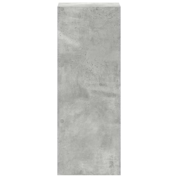 vidaXL bogreol stabelbar 30x30x80 cm konstrueret træ betongrå