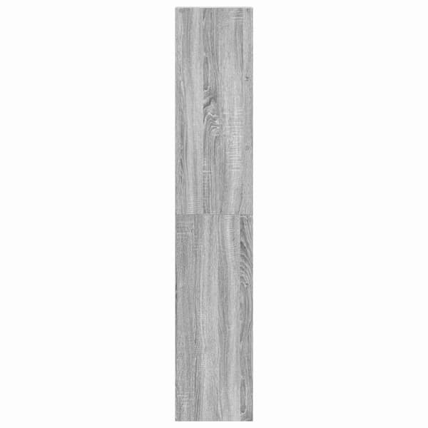 vidaXL bogreoler stabelbare 2 stk. 30x30x80 cm grå sonoma-eg