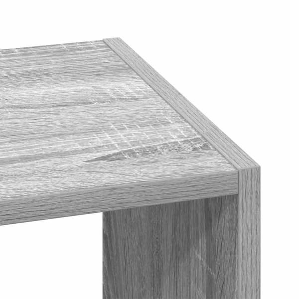 vidaXL bogreoler stabelbare 2 stk. 30x30x80 cm grå sonoma-eg