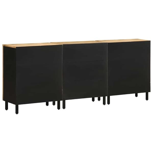 vidaXL Skjenker 3 stk heltre mango