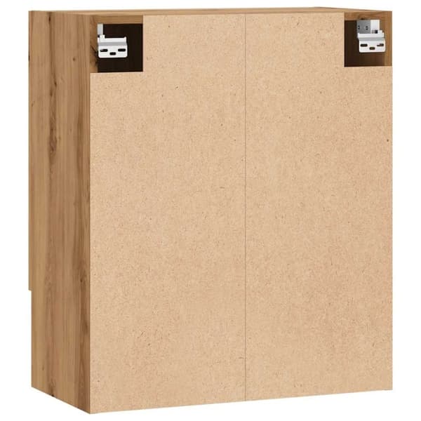 vidaXL Väggskåp artisan ek 60x31x70 cm konstruerat trä