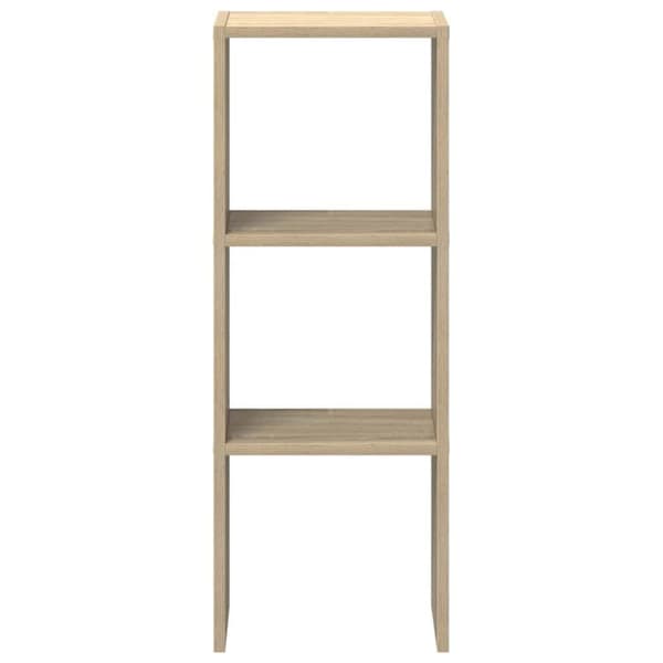 vidaXL bogreol stabelbar 30x30x80 cm konstrueret træ sonoma-eg