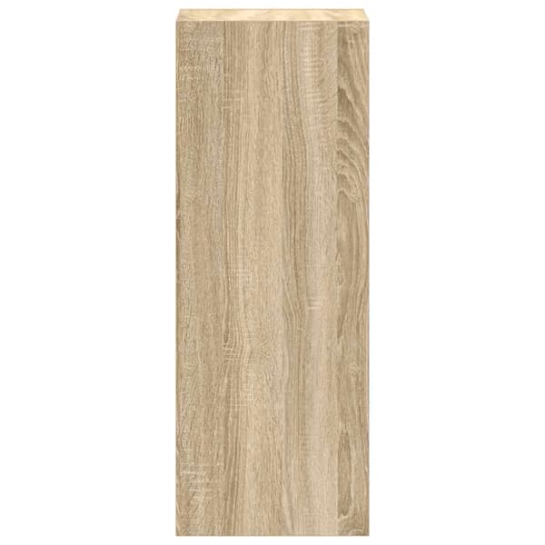 vidaXL bogreol stabelbar 30x30x80 cm konstrueret træ sonoma-eg