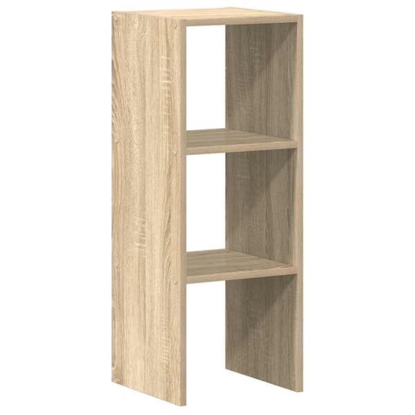 vidaXL bogreol stabelbar 30x30x80 cm konstrueret træ sonoma-eg