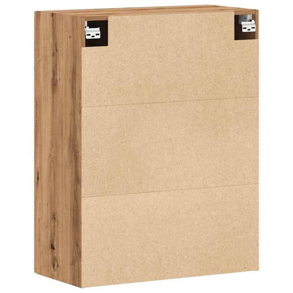 vidaXL Väggskåp artisan ek 60x31x70 cm konstruerat trä
