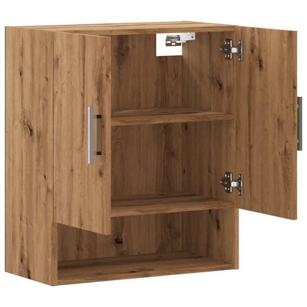 vidaXL Väggskåp artisan ek 60x31x70 cm konstruerat trä