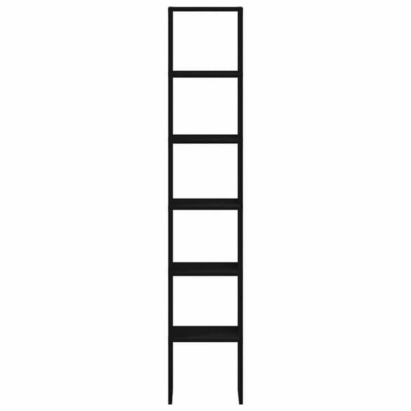 vidaXL kirjahyllyt 2kpl Pinottava musta tammi 30x30x80 cm tekninen puu