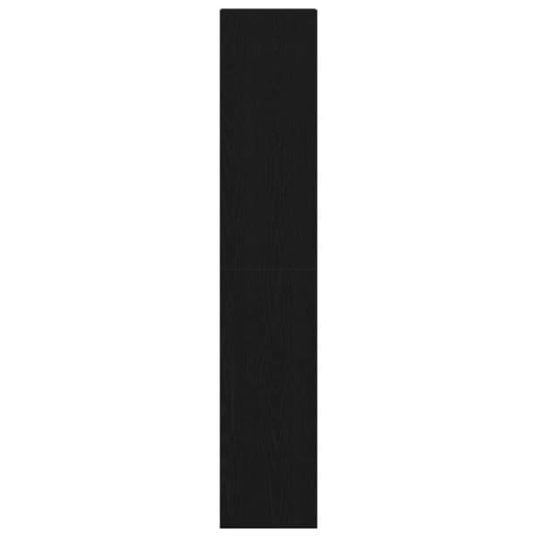 vidaXL kirjahyllyt 2kpl Pinottava musta tammi 30x30x80 cm tekninen puu