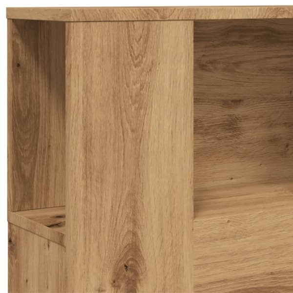vidaXL Laatikosto artesaani tammi 100x19x104,5 cm tekninen puu