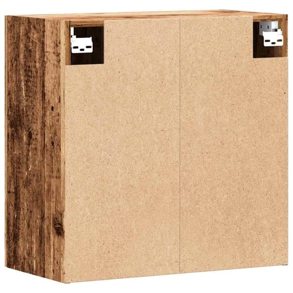 vidaXL vægskab 60x31x60 cm konstrueret træ antikt træ