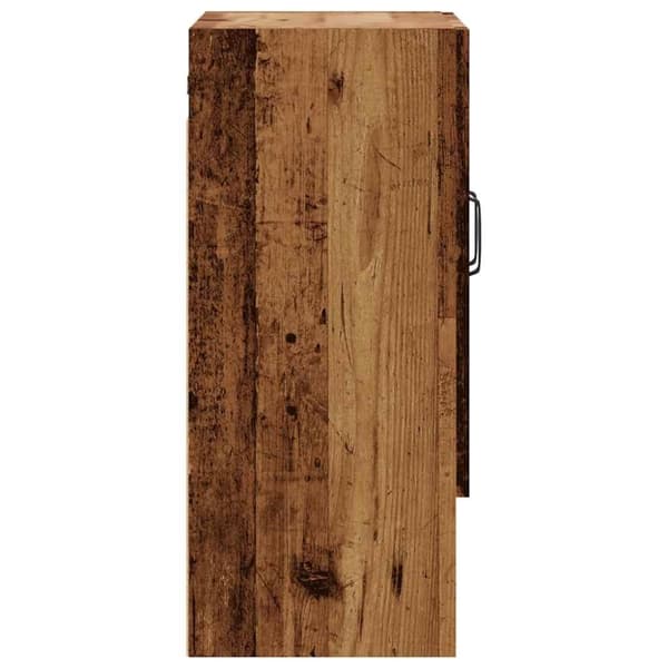 vidaXL vægskab 60x31x70 cm konstrueret træ gammelt træ