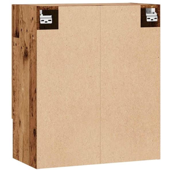 vidaXL vægskab 60x31x70 cm konstrueret træ gammelt træ