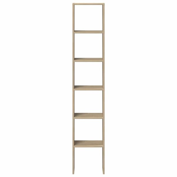 vidaXL bogreoler stabelbare 2 stk. 30x30x80 cm sonoma-eg
