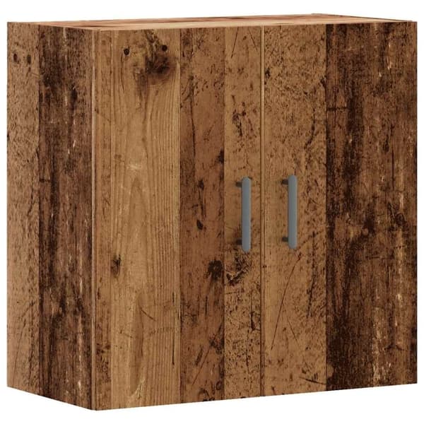 vidaXL vægskab 60x31x60 cm konstrueret træ antikt træ