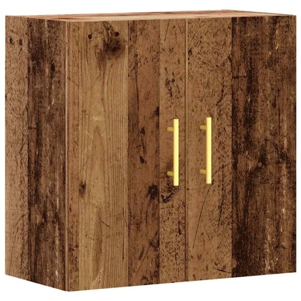 vidaXL vægskab 60x31x60 cm konstrueret træ antikt træ