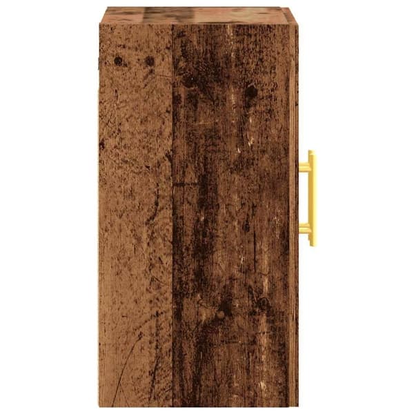 vidaXL vægskab 60x31x60 cm konstrueret træ antikt træ
