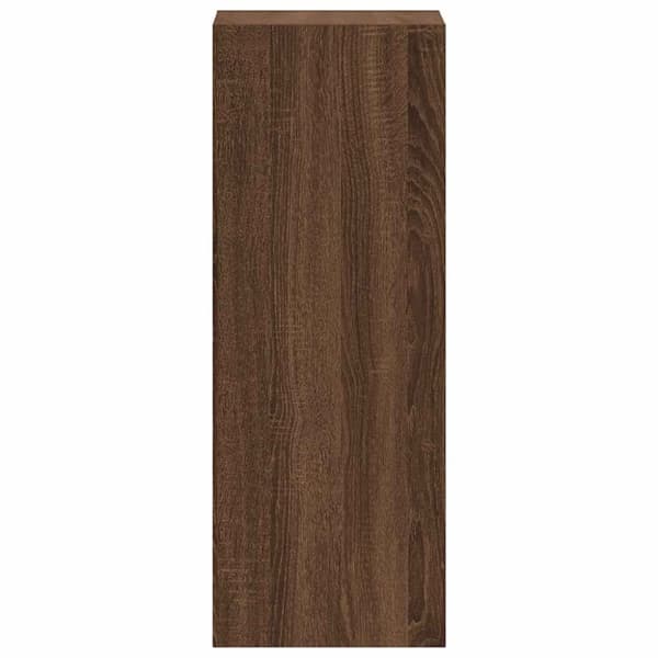 vidaXL bogreol stabelbar 30x30x80 cm konstrueret træ brun egetræsfarve