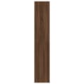 Miniatyrbilde 6 av 11: vidaXL Bokhyller 2 stk stablebar brun eik 30x30x80 cm konstruert tre