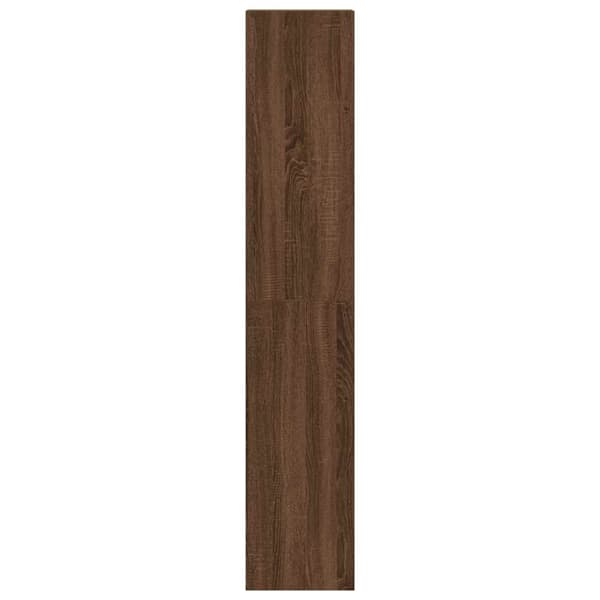 vidaXL Bokhyller 2 stk stablebar brun eik 30x30x80 cm konstruert tre