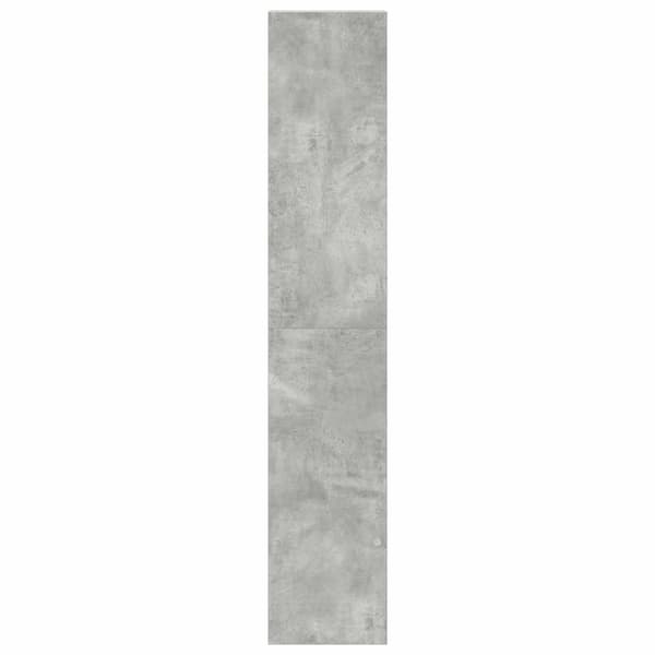vidaXL kirjahyllyt 2 kpl Pinottava betoni harmaa 30x30x80 cm