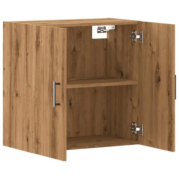 vidaXL Veggskap artisan eik 60x31x60 cm konstruert tre