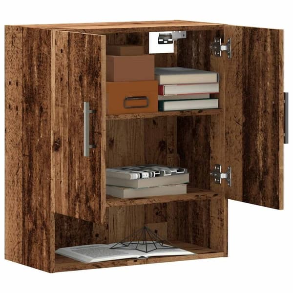 vidaXL Veggskap gammelt tre 60x31x70 cm konstruert tre