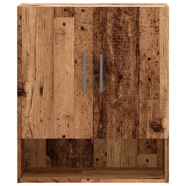 vidaXL Veggskap gammelt tre 60x31x70 cm konstruert tre