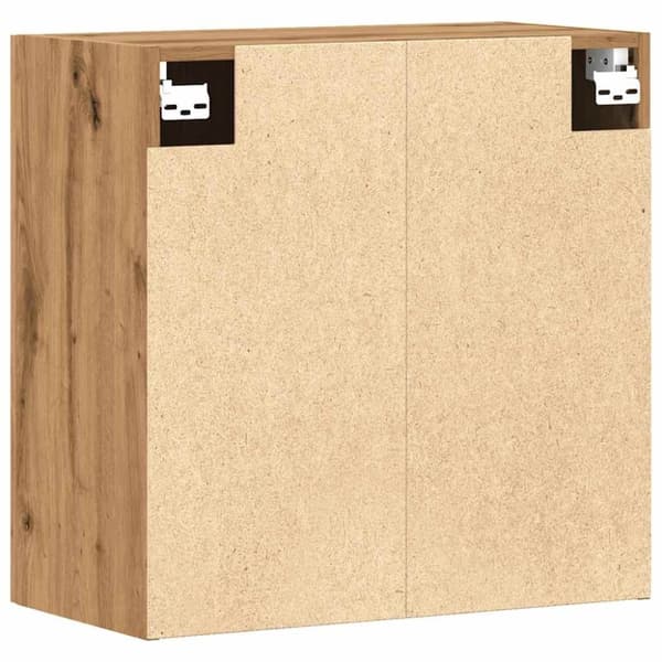 vidaXL Väggskåp artisan ek 60x31x60 cm konstruerat trä