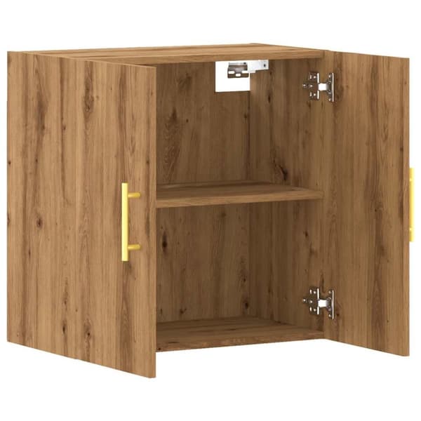 vidaXL Väggskåp artisan ek 60x31x60 cm konstruerat trä