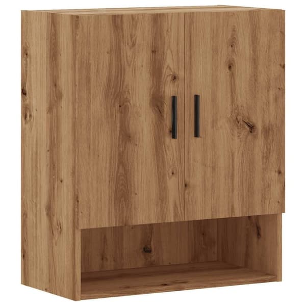 vidaXL Veggskap artisan eik 60x31x70 cm konstruert tre