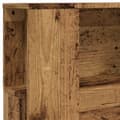Miniatyrbilde 8 av 11: vidaXL Hodegavl med hylle gammelt tre 100x19x104,5 cm konstruert tre