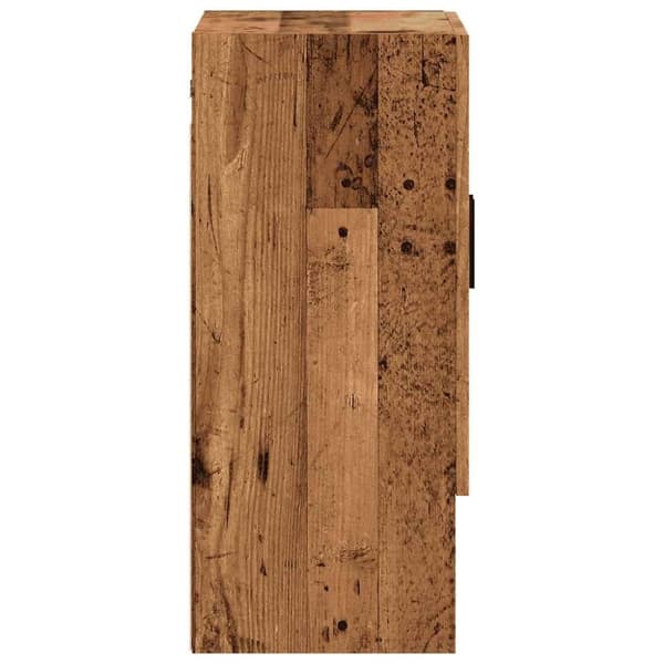 vidaXL vægskab 60x31x70 cm konstrueret træ gammelt træ