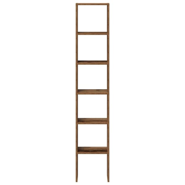 vidaXL bogreoler stabelbare 2 stk. 30x30x80 cm antikt træ
