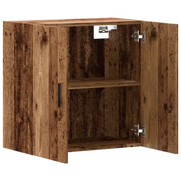 vidaXL Veggskap gammelt tre 60x31x60 cm konstruert tre