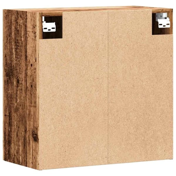 vidaXL Veggskap gammelt tre 60x31x60 cm konstruert tre