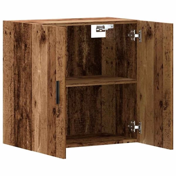 vidaXL Veggskap gammelt tre 60x31x60 cm konstruert tre