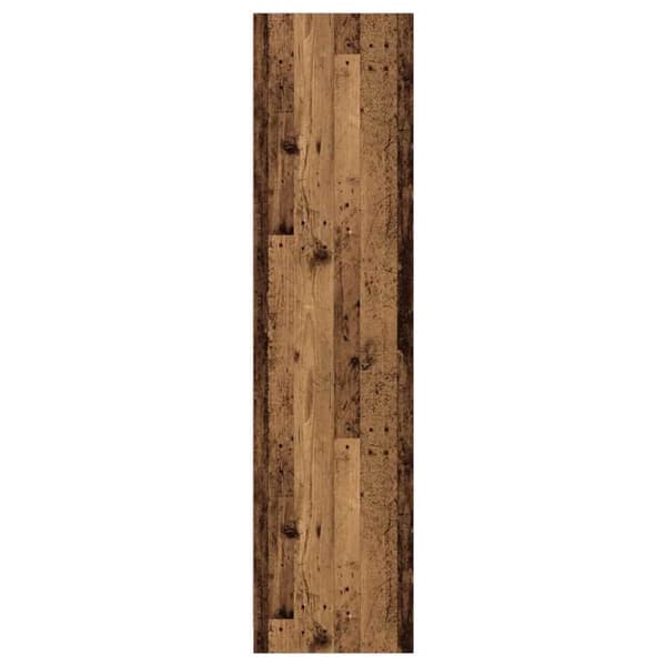 vidaXL klædeskab 100x50x200 cm konstrueret træ gammelt trælook