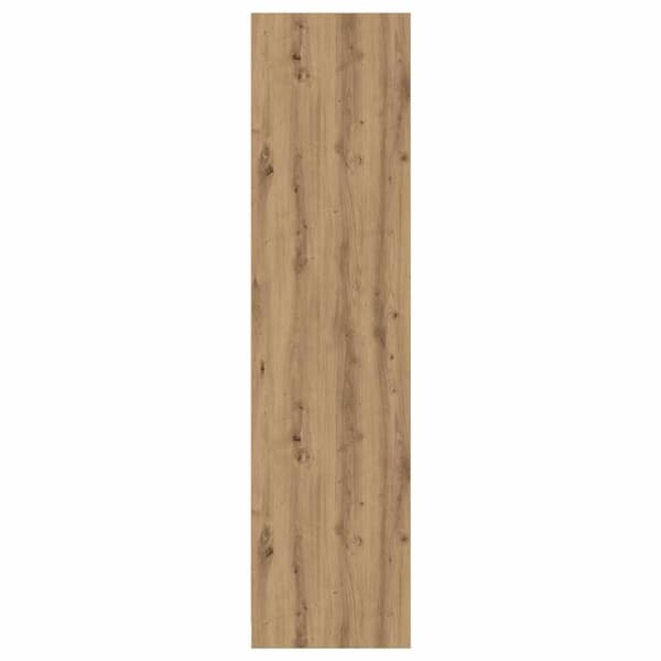 vidaXL klædeskab 100x50x200 cm konstrueret træ egetræslook