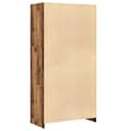 Miniatyrbilde 7 av 11: vidaXL Garderobe gammelt tre 100x50x200 cm konstruert tre