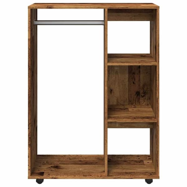 vidaXL Garderobe gammelt tre 80x40x110 cm konstruert tre