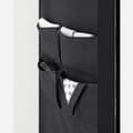 Miniatyrbillede 7 af 9: Linnedskab - Stofggarderobe - 45 x 170 x 167 cm - med hylder - sort