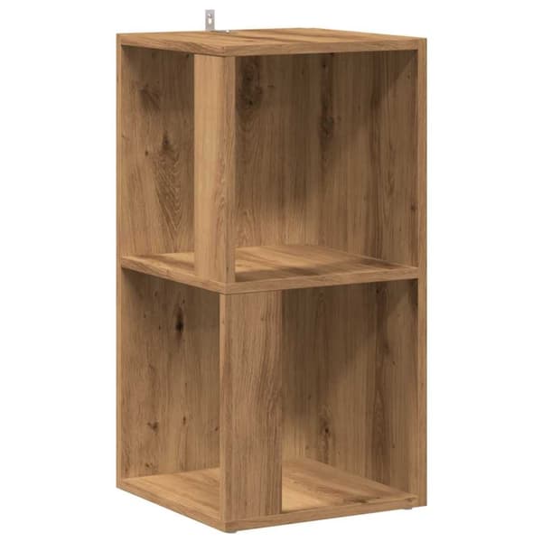 vidaXL Hörnskåp hantverksmässig ek 33x33x67 cm konstruerat trä