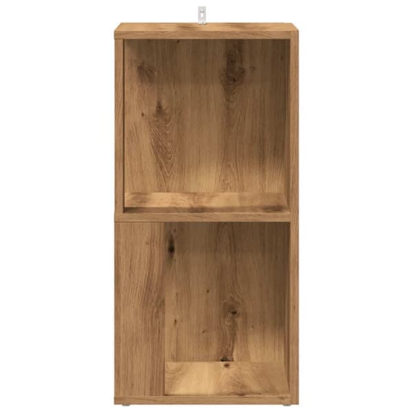 vidaXL Hörnskåp hantverksmässig ek 33x33x67 cm konstruerat trä