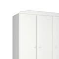 Miniatyrbild 2 av 5: Nilon klädskåp 3 dörrar 5 lådor vit.