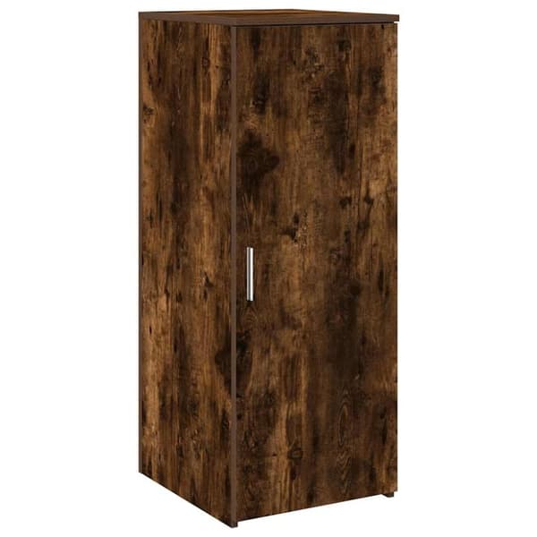 vidaXL Säilytyskaappi savutammi 40x45x103,5 cm tekninen puu
