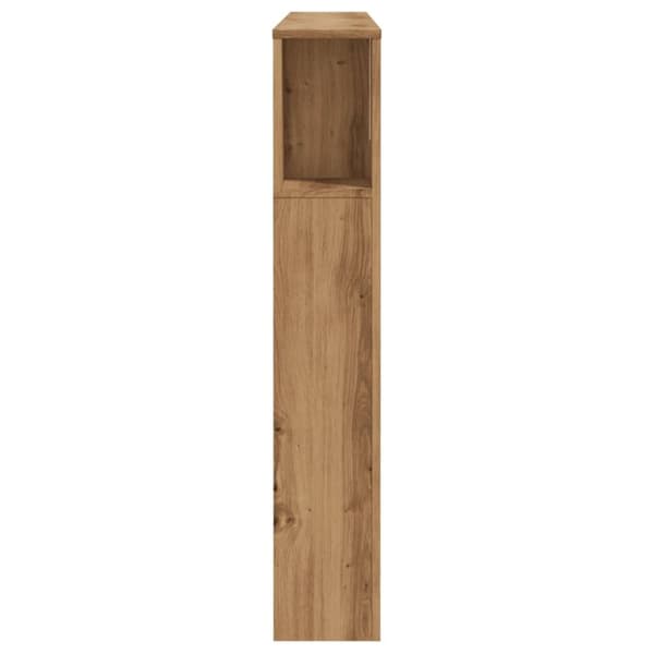 vidaXL sengegavl 140x18,5x102,5 cm konstrueret træ kunsteg