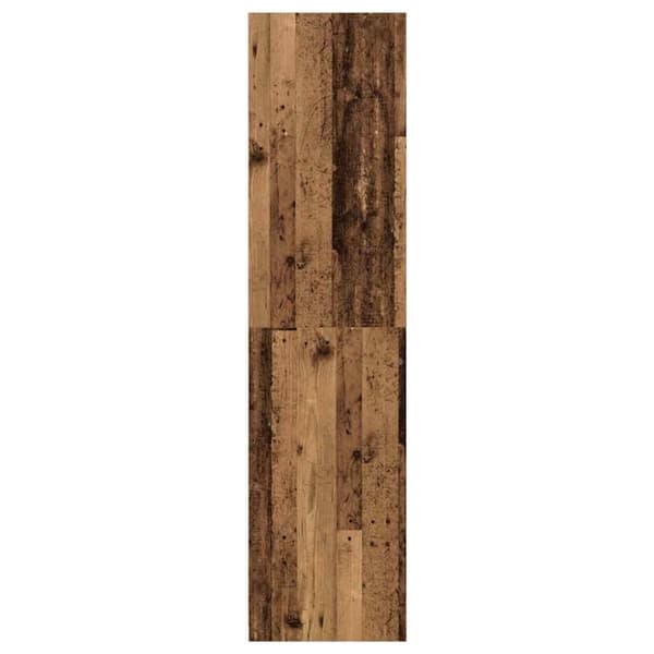 vidaXL Garderobe gammelt tre 100x50x200 cm konstruert tre