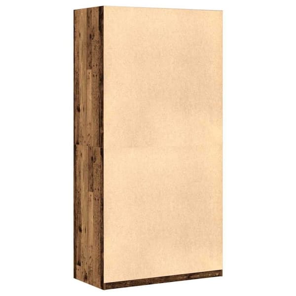 vidaXL Garderobe gammelt tre 100x50x200 cm konstruert tre