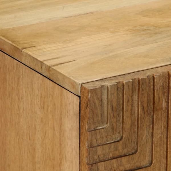 vidaXL Skjenk brun 60x33x75 cm heltre mango